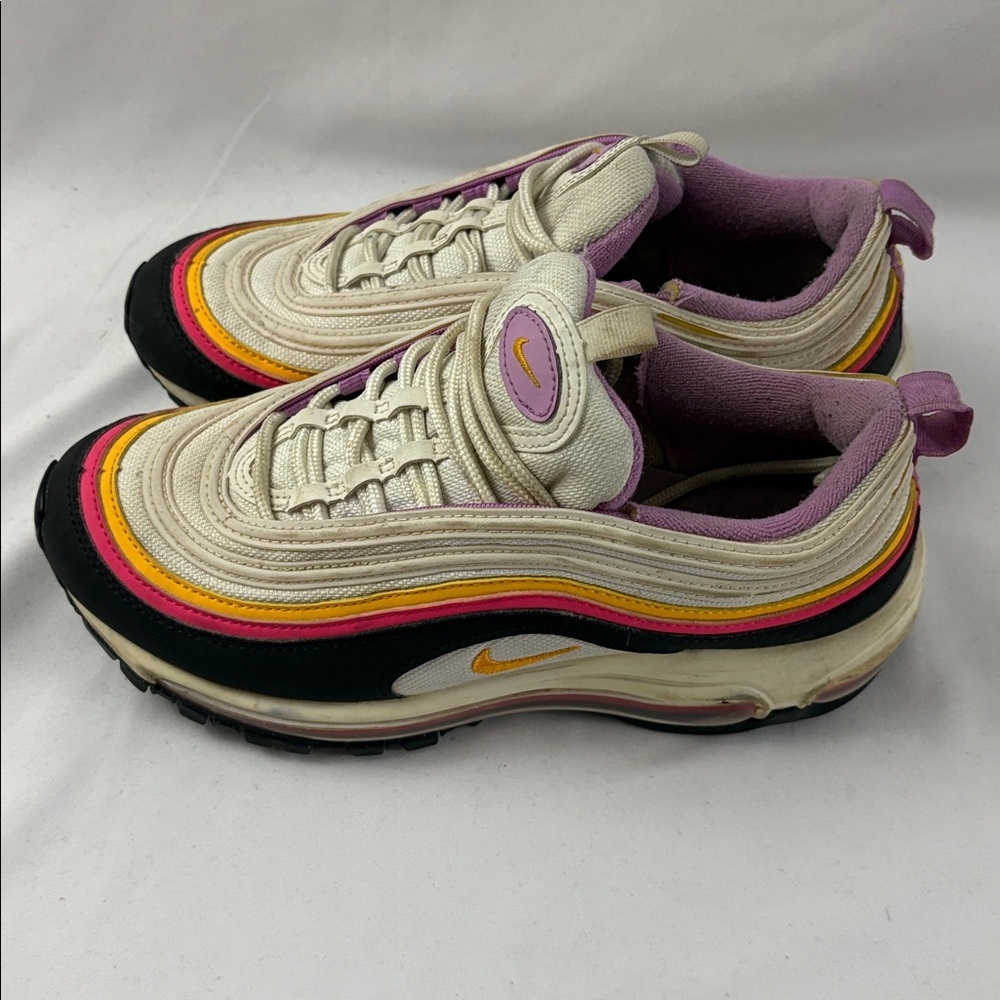 NIKE Air Max 97 (GS) Dawn & Dusk White Multi Girls 5.5Y - Picture 5 of 11